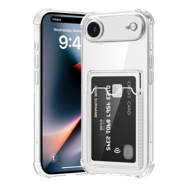 iPhone Air Skal Korthållare Transparent