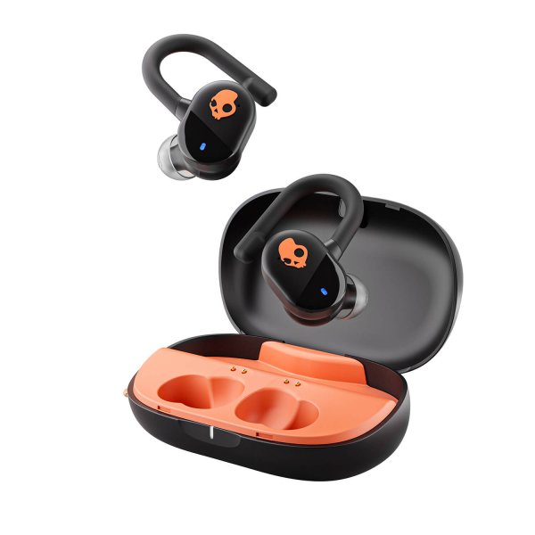 Trådlösa Hörlurar Push Play Svart Orange