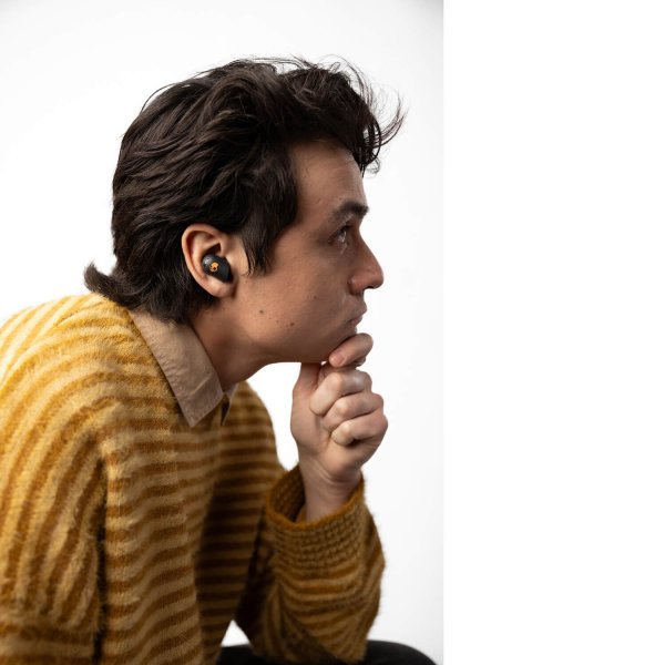 Trådlösa Hörlurar Sesh Active ANC Svart Orange