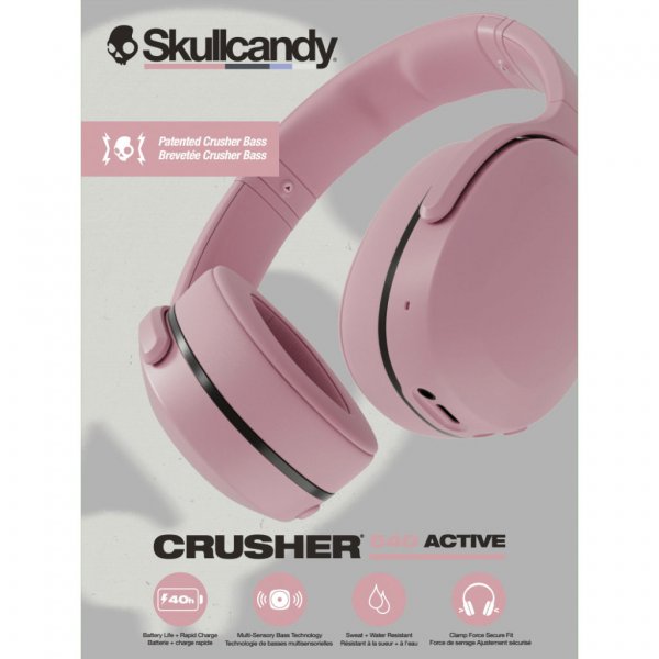 Trådlösa Hörlurar Crusher 540 Active Over-Ear Soft Pink