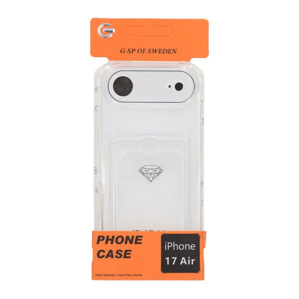 iPhone Air Skal Korthållare Transparent