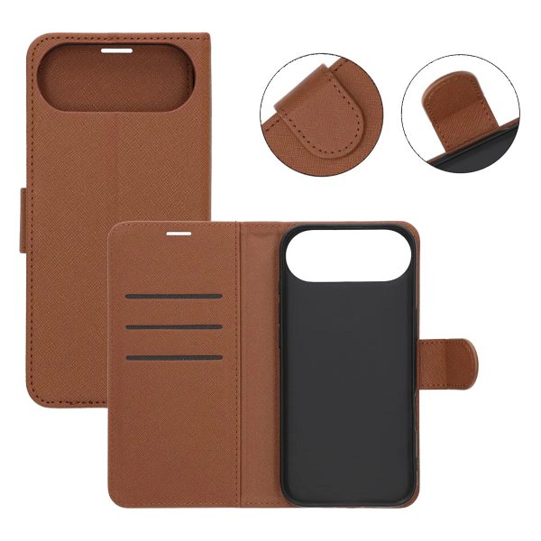 iPhone Air Fodral med Stativ Brun