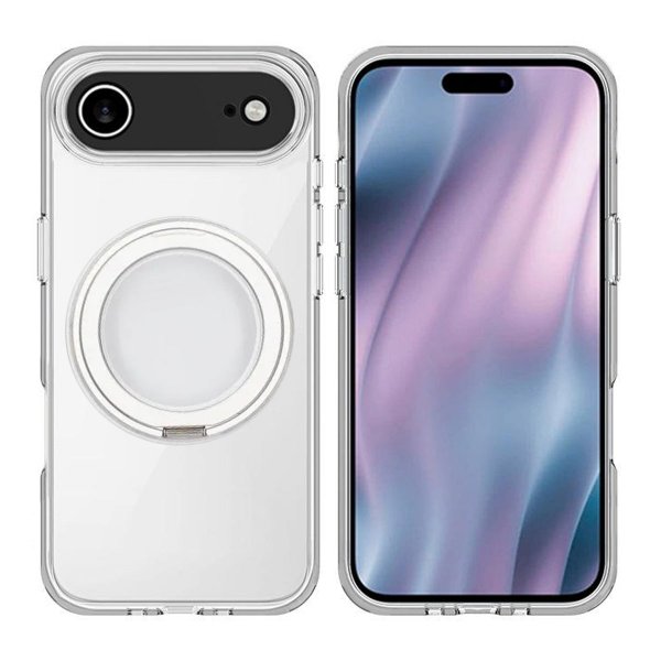 iPhone Air Skal Roterbart MagSafe Stativ Transparent