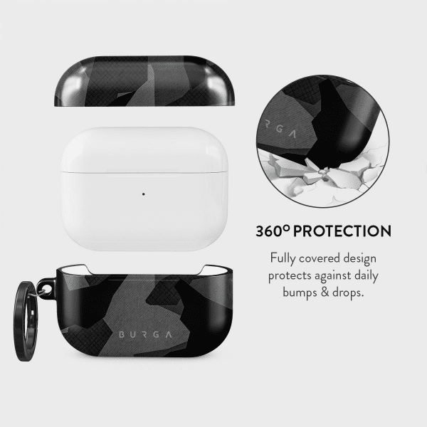 AirPods Pro 2 Skal Design Night Black Camouflage