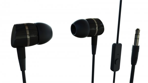 Hörlurar SmartSound In-Ear Plugin Headset 3.5mm Svart