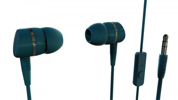 Hörlurar SmartSound In-Ear Plugin Headset 3.5mm Blå