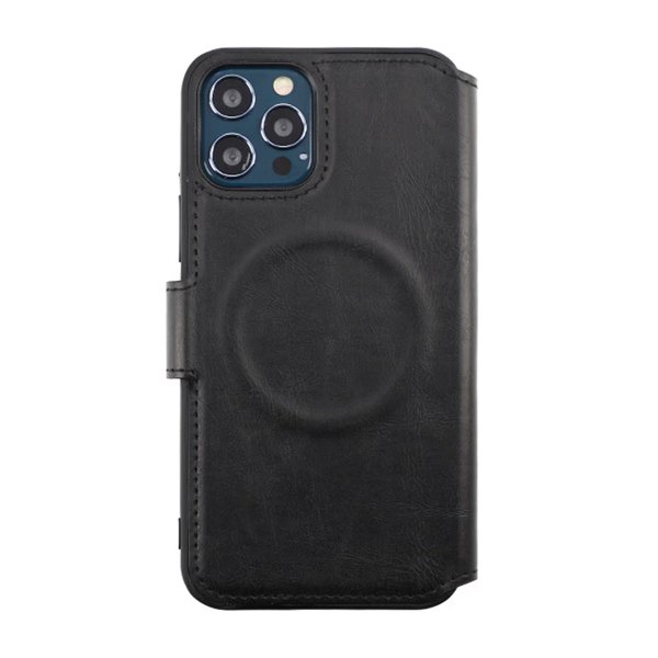iPhone 12/iPhone 12 Pro Fodral 4 Kortfack MagSafe Svart