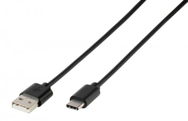 Kabel Data Cable USB-A/USB-C 1.2m Svart
