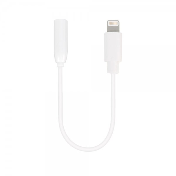 Ljudadapter Lightning till 3.5mm MFI Vit
