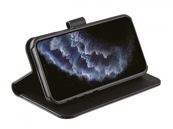 iPhone 12/iPhone 12 Pro Fodral Classic Wallet Svart