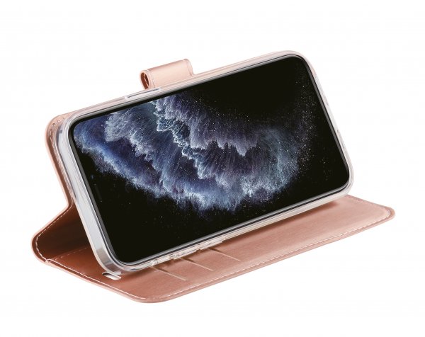 iPhone 12 Pro Max Fodral Classic Wallet Roseguld