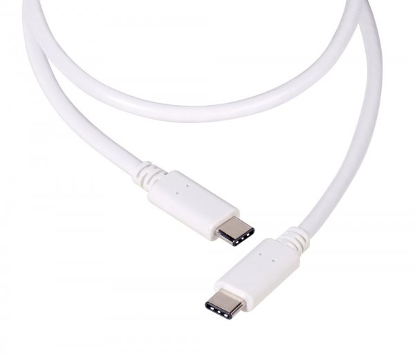 Kabel Charging Cable USB-C/USB-C 2.0 0.5m Vit