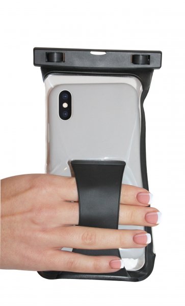 6.7" Smartphone Beach Bag Vattentätt Fodral IPX8 Svart
