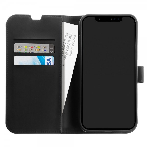iPhone 15 Pro Fodral Classic Wallet Svart