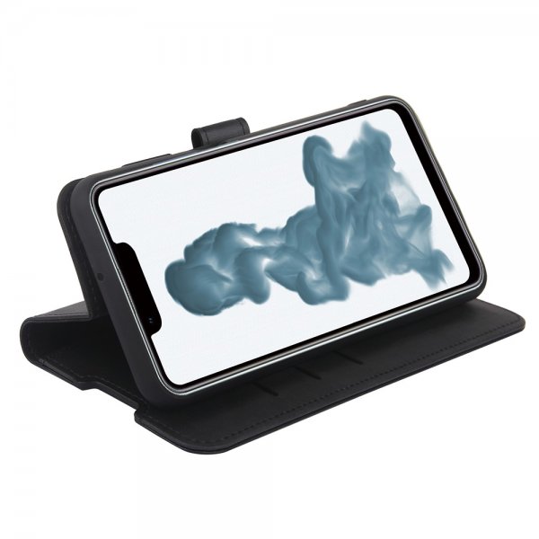 iPhone 15 Plus Fodral Classic Wallet Svart