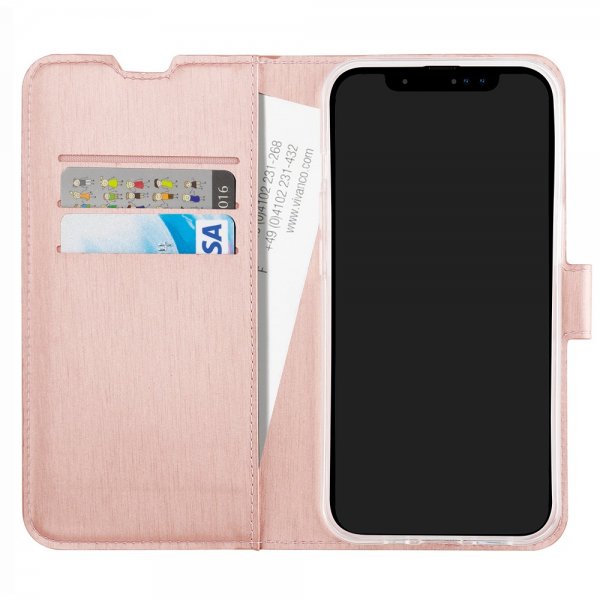 iPhone 15 Pro Max Fodral Classic Wallet Roseguld