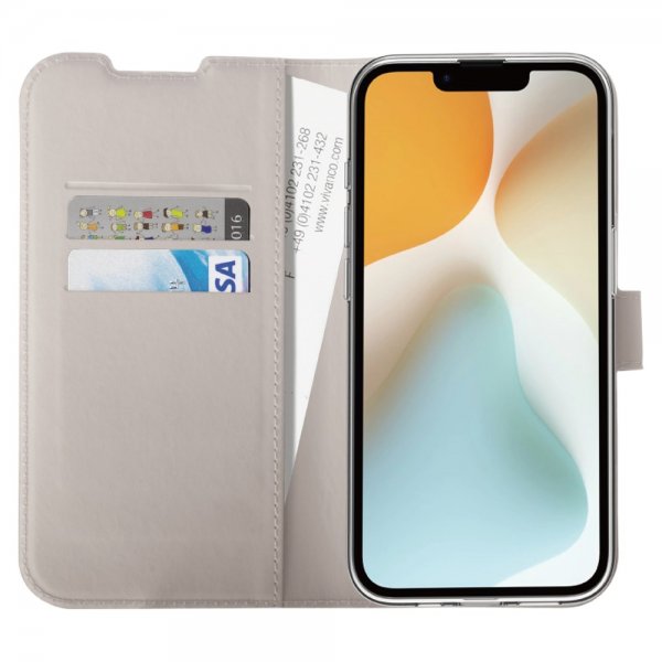 iPhone 16e/17e Fodral Classic Wallet Greige