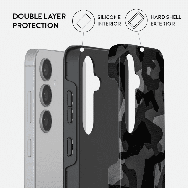 Samsung Galaxy S24 FE Skal Tough Night Black Camo