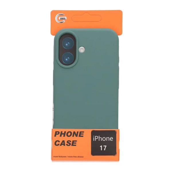 iPhone 17 Skal Liquid Silicone Grön