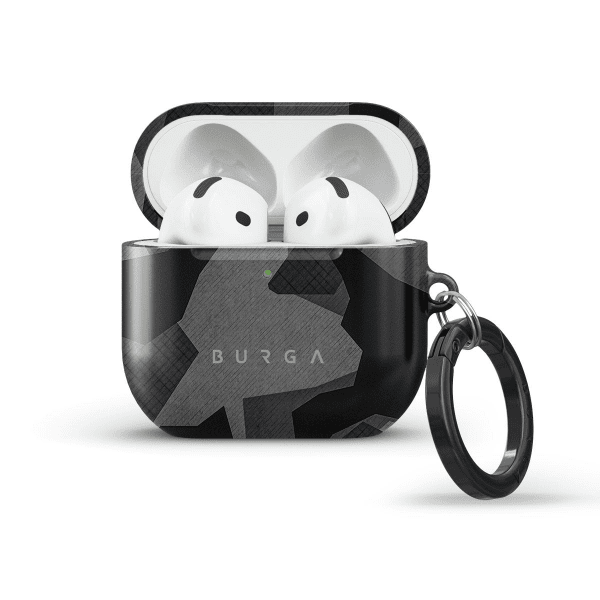 AirPods 4 Skal Design Night Black Camo