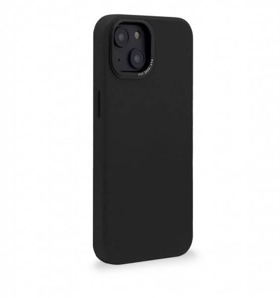 iPhone 14 Plus Skal Leather Backcover Svart