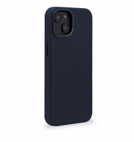 iPhone 14 Plus Skal Leather Backcover Navy