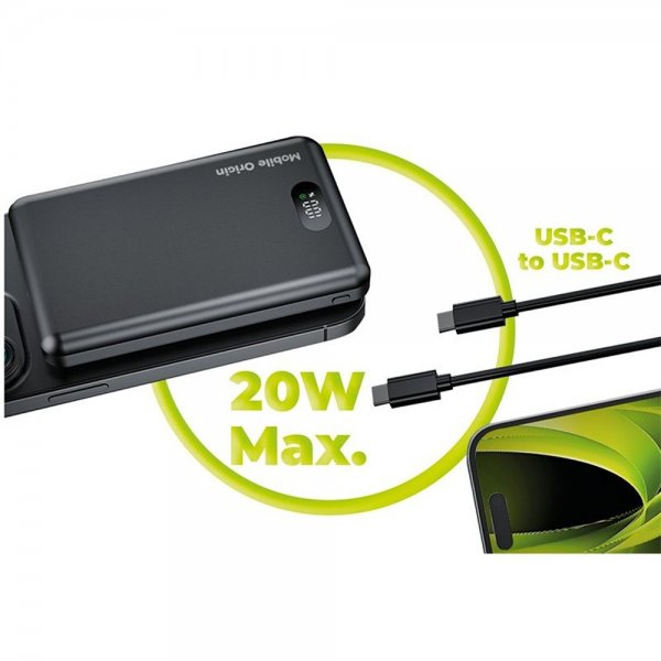 3-i-1 Powerbank 10 000 mAh MagSafe