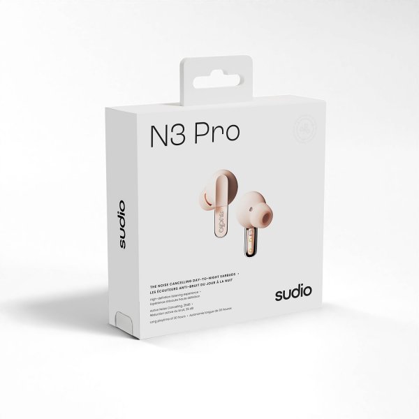 Trådlösa Hörlurar N3 Pro ANC Rose Pink