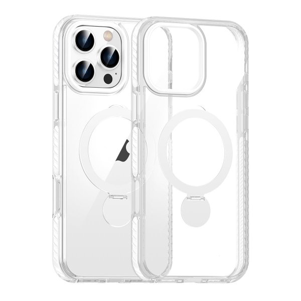 iPhone 16 Pro Skal Ringstativ MagSafe Transparent