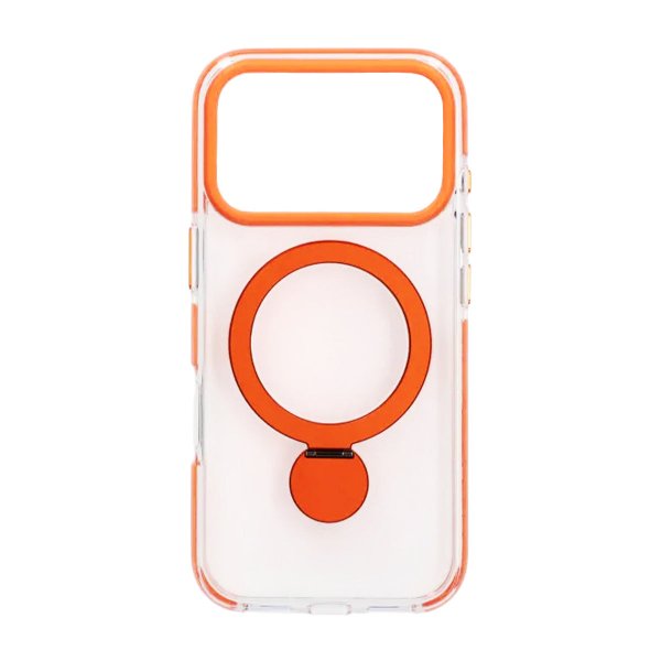 iPhone 17 Pro Max Skal Ringstativ MagSafe Orange