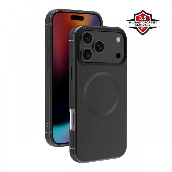 iPhone 17 Pro Max Skal Mag Metal Svart