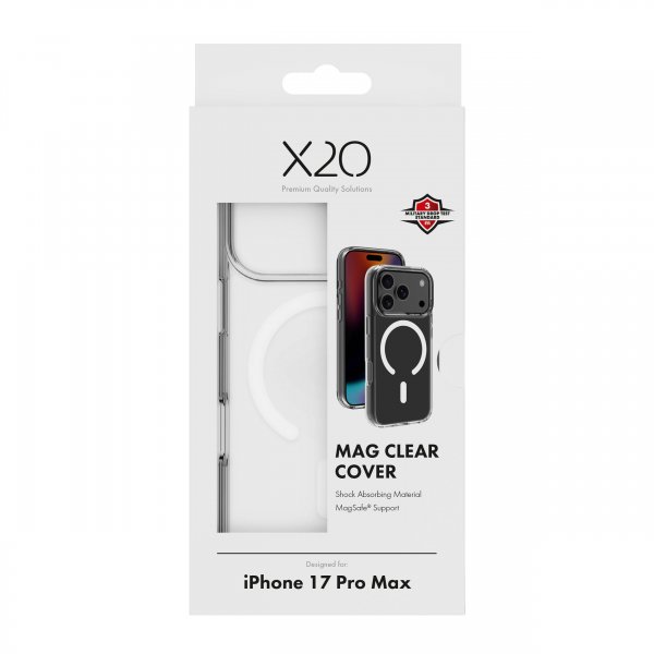 iPhone 17 Pro Max Skal Mag Clear Transparent