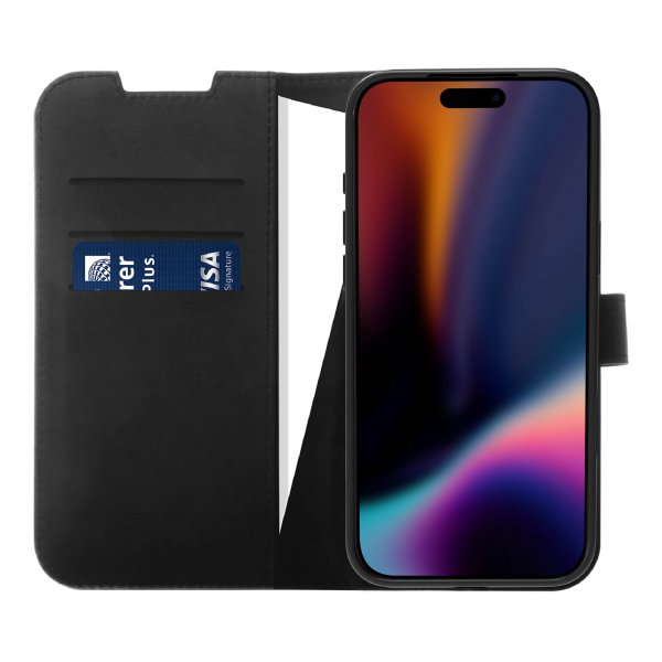 iPhone 17 Pro Max Fodral Classic Wallet Svart