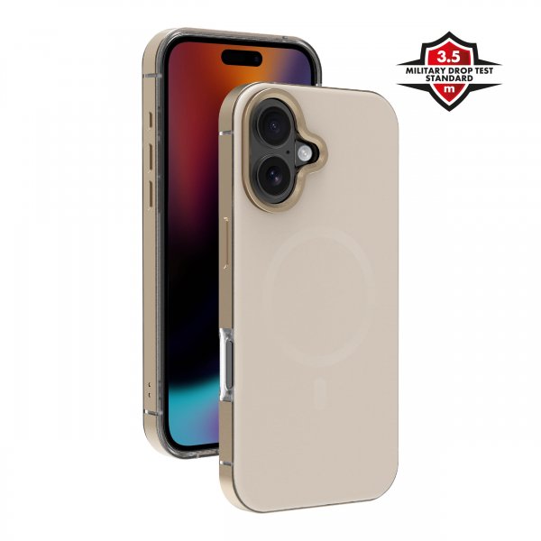 iPhone 17 Skal Mag Metal Guld