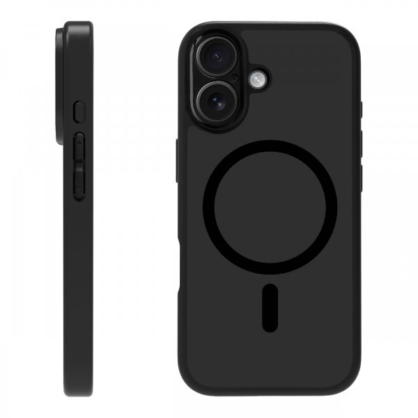 iPhone 17 Skal Mag Frosted Svart