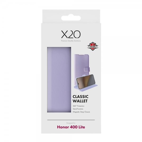 Honor 400 Lite Fodral Classic Wallet Lavender