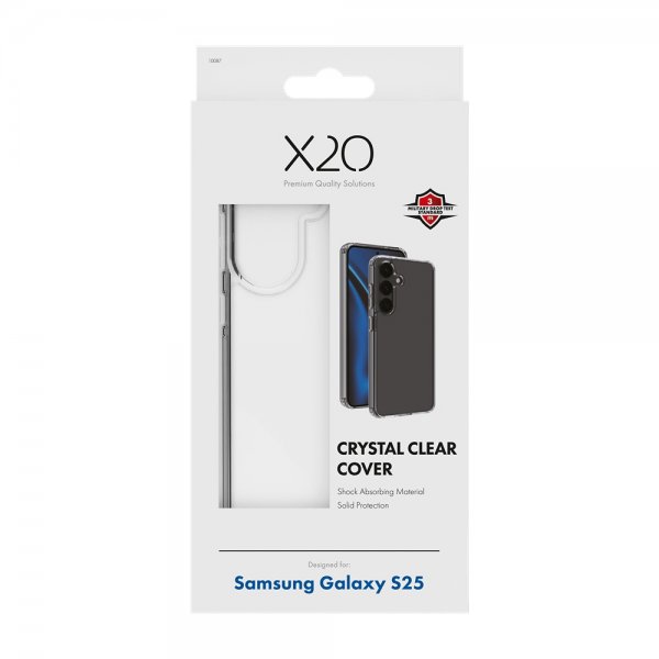 Samsung Galaxy S25 Skal Crystal Clear Transparent