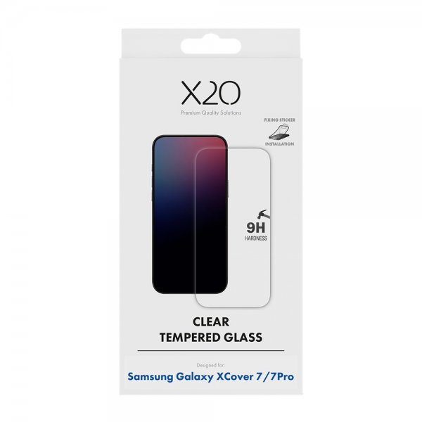 Samsung Galaxy XCover 7/Galaxy XCover 7 Pro Skärmskydd Härdat Skyddsglas 9H