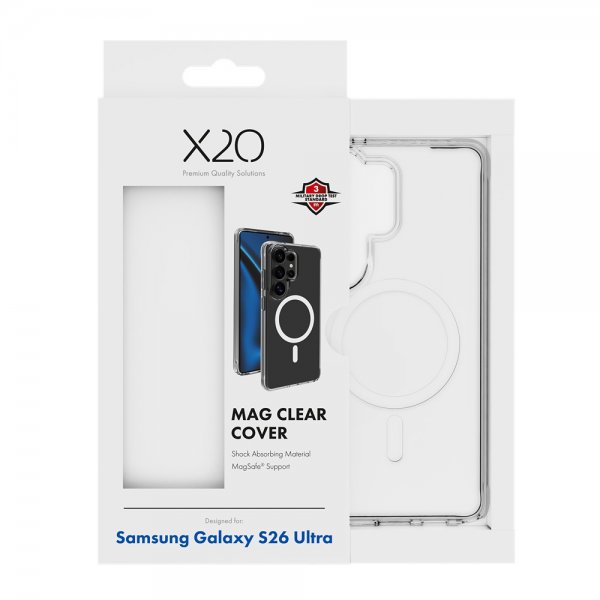 Samsung Galaxy S26 Ultra Skal Mag Clear Transparent