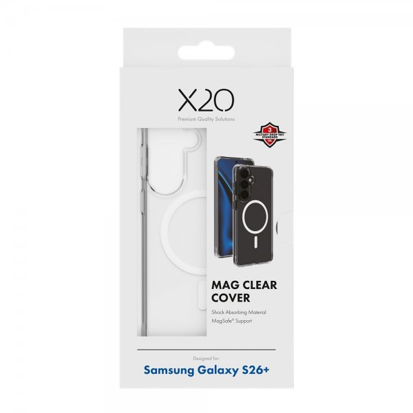 Samsung Galaxy S26 Plus Skal Mag Clear Transparent