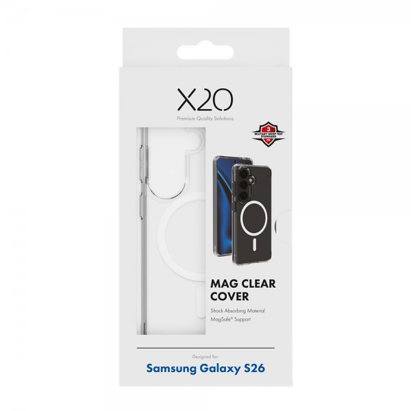 Samsung Galaxy S26 Skal Mag Clear Transparent
