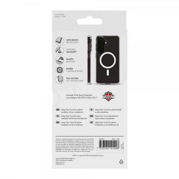 Samsung Galaxy S26 Skal Mag Clear Transparent