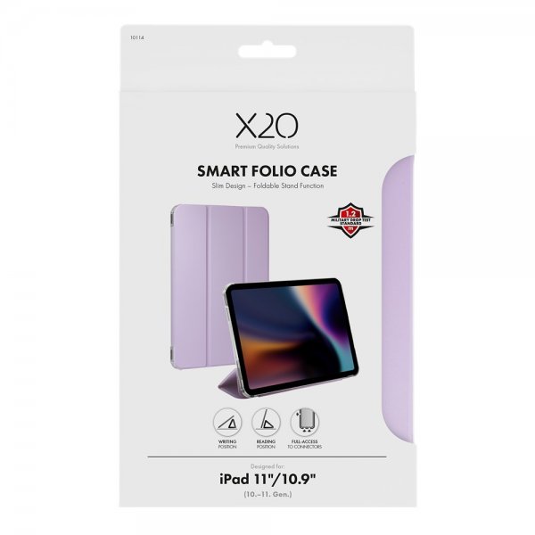 iPad 10.9 (gen 10)/iPad 11 (A16) Fodral Smart Folio Lila