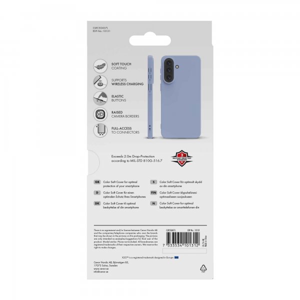 Samsung Galaxy A57 Skal Color Soft Lavender