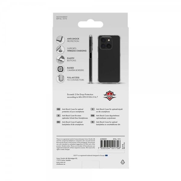 Honor 400 Smart Skal Anti-Shock Transparent