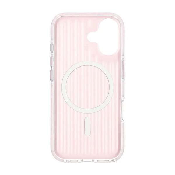 iPhone 17 Skal Korrugerad MagSafe Rosa
