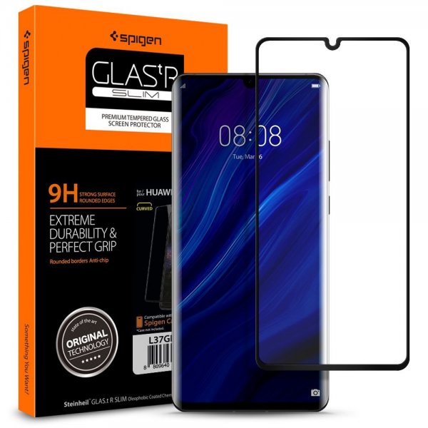 Huawei P30 Pro Skärmskydd Glas.tR Curved Full Size