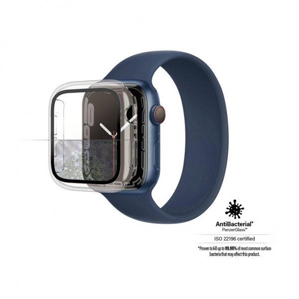 Apple Watch 45mm Skal med Skärmskydd Full Body Transparent