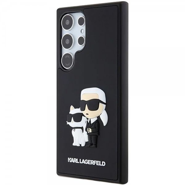 Samsung Galaxy S24 Ultra Skal 3D Rubber Karl & Choupette Svart