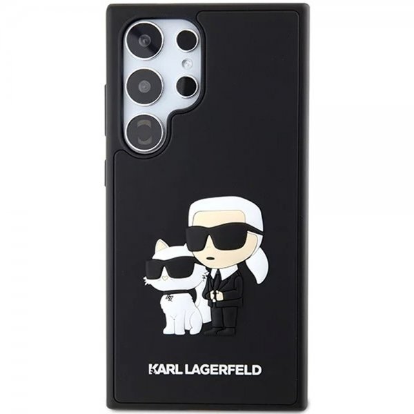 Samsung Galaxy S24 Ultra Skal 3D Rubber Karl & Choupette Svart